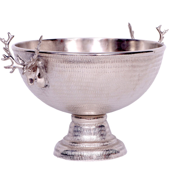Bowl Centerpiece with Deer Handles 54cm