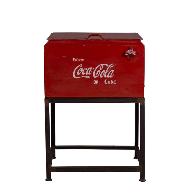 Coca Cola Cooler Box on Stand