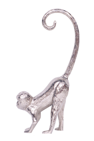 Small Silver Monkey 33cm