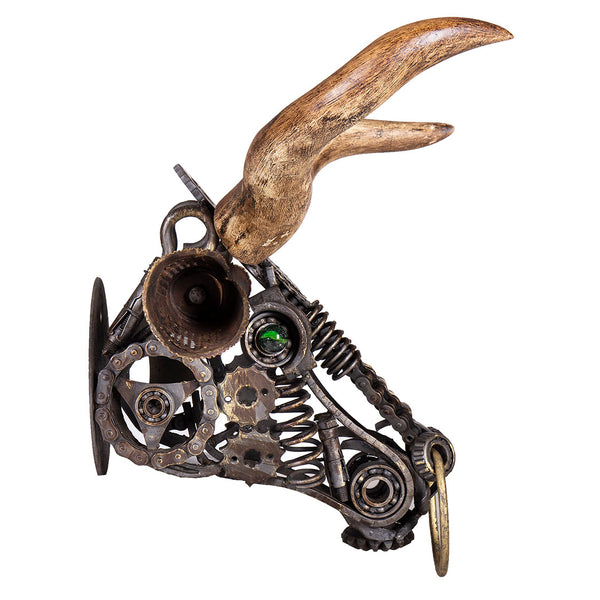 Wrought Iron Buffalo Face