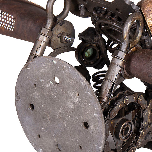 Wrought Iron Buffalo Face