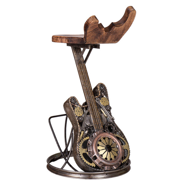 Wrought Iron Guitar Chair