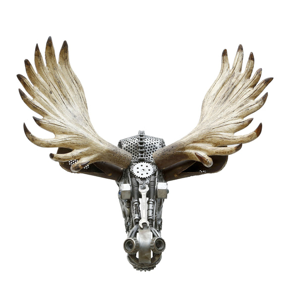 Wrought Iron Moose Head