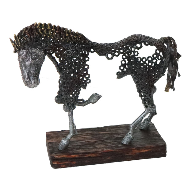 Recycled Horse Sculpture