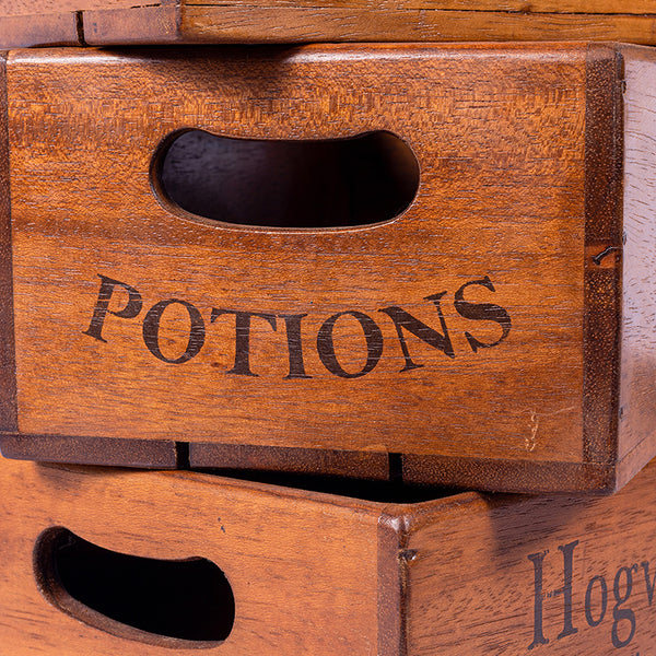 Set of 5 Nesting Shellfish Boxes - Hogwarts School