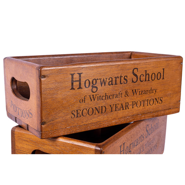 Set of 5 Nesting Shellfish Boxes - Hogwarts School