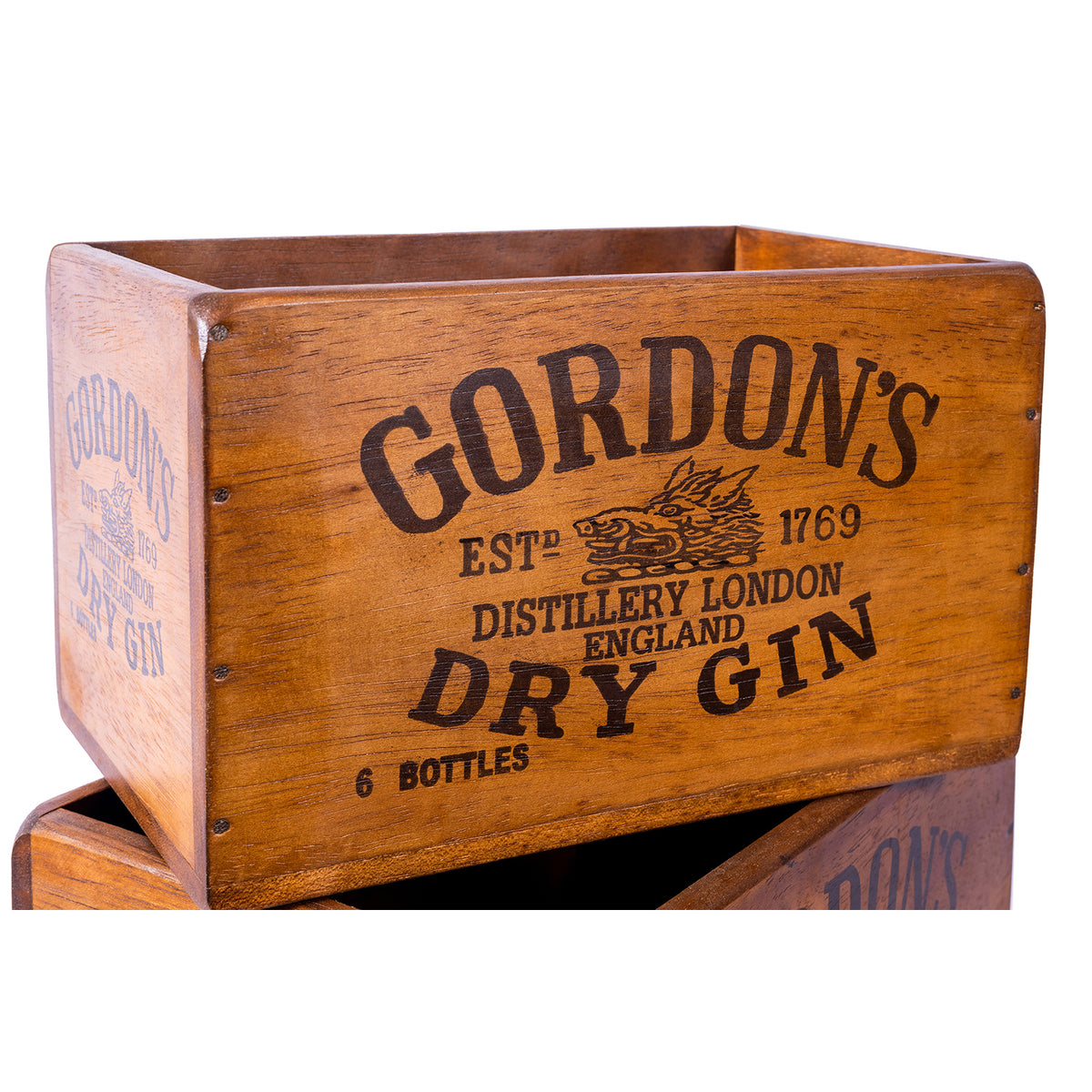 Set of 3 Nesting Dry Gin Boxes - Gordon's – Sarru Home