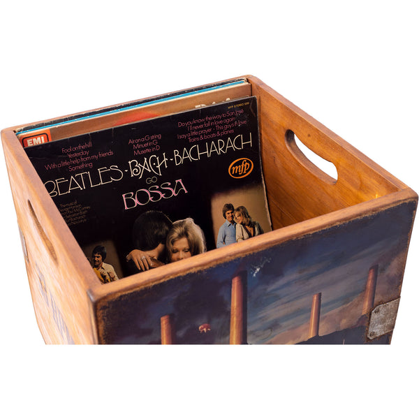 Set of 4 Nesting Vinyl Record Boxes - Who et al