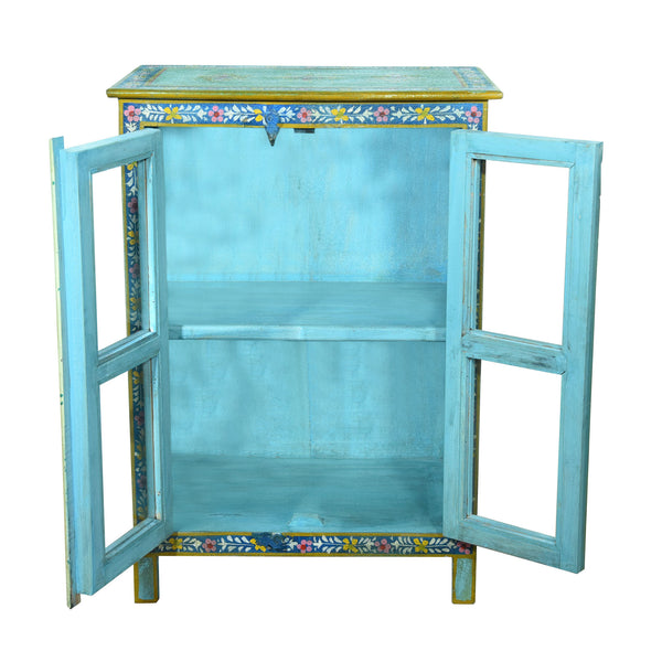 Hand Painted 2 Door Cabinet
