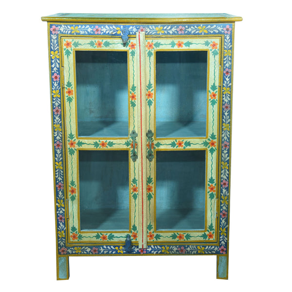 Hand Painted 2 Door Cabinet