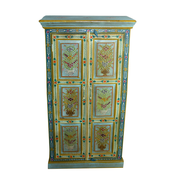 Hand Painted 2 Door Cabinet
