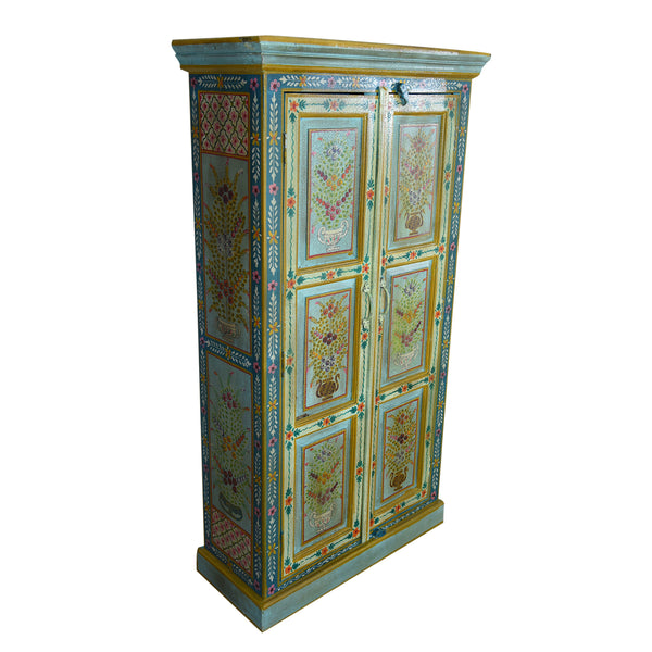 Hand Painted 2 Door Cabinet