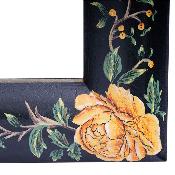 Black Lyre Bird Design Dressing Table Mirror