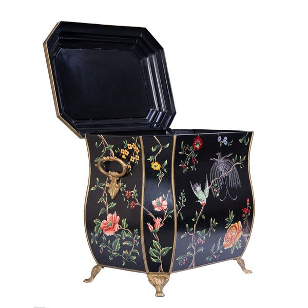 Black Lyre Bird Design Storage