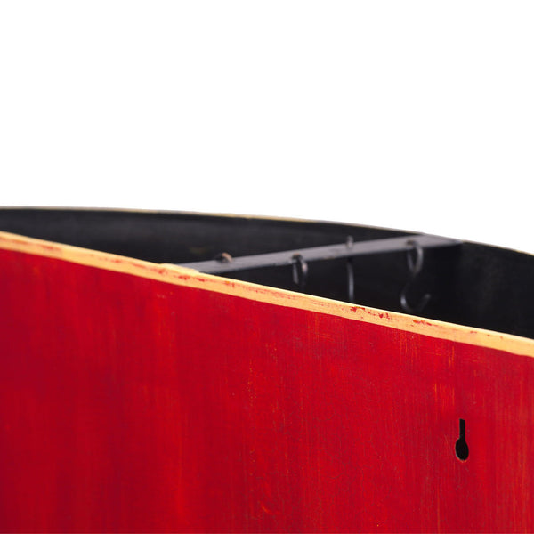 Red Floral Design Umbrella Stand