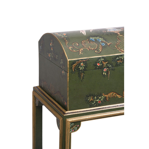 Green Fountain Design Dome Box on Stand