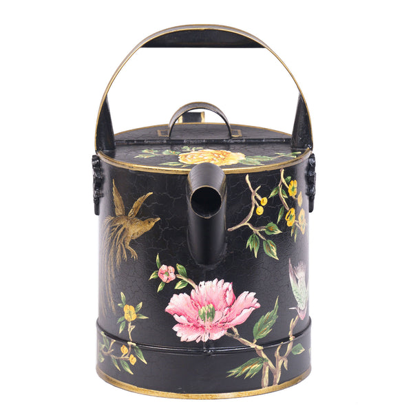 Black Lyre Bird Design Watering Can