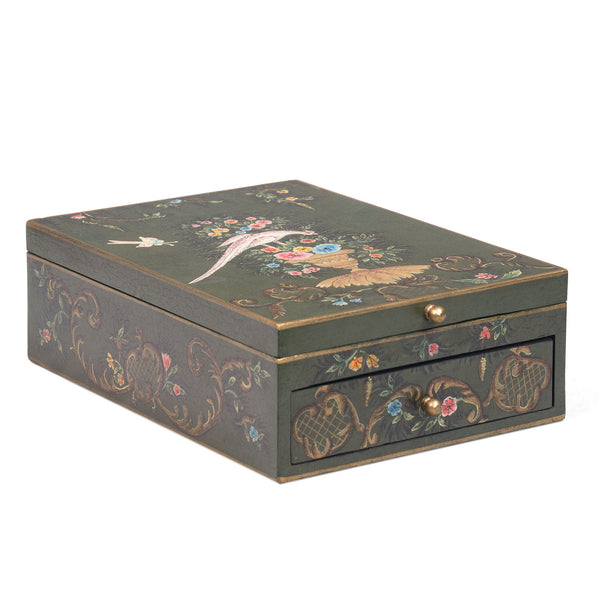 Green Fountain Design Vanity Mirror with Storage