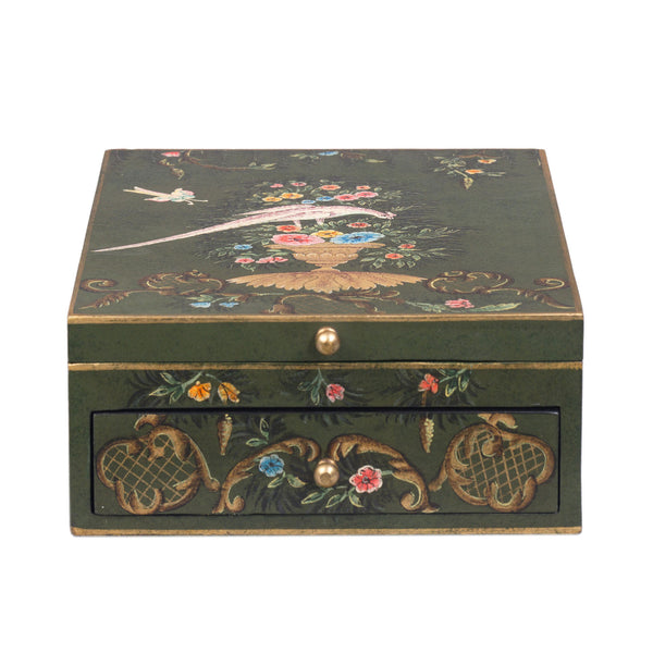 Green Fountain Design Vanity Mirror with Storage