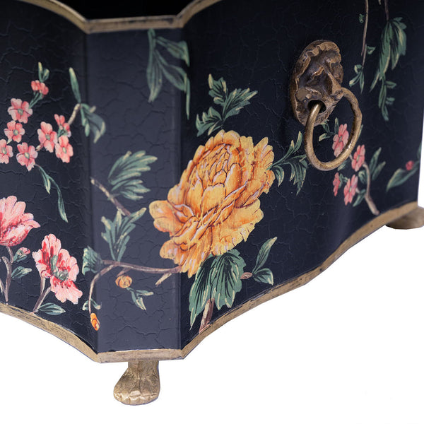 Black Lyre Bird Design Nest of 3 Boxes