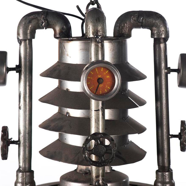 Vintage Steam Punk Circular Ceiling Light