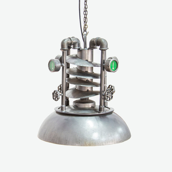 Vintage Steam Punk Circular Ceiling Light