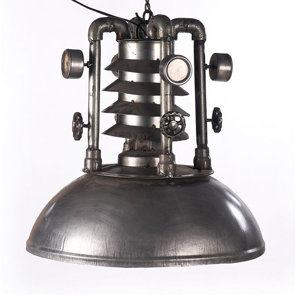 Vintage Steam Punk Circular Ceiling Light