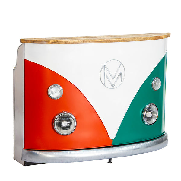 Campervan Bar Counter with Lights