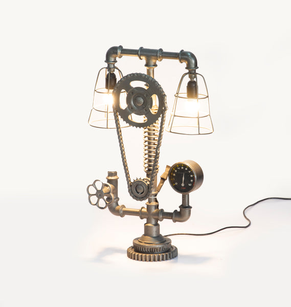 Cogged Table Lamp