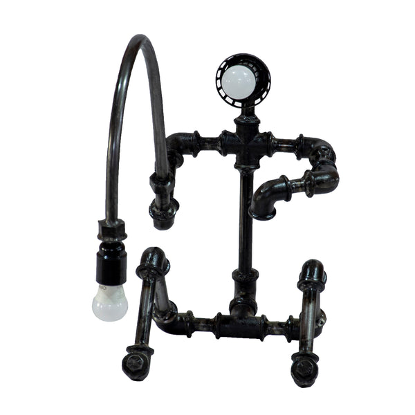 Reclaimed Parts Robot Table Lamp - Gone Fishing