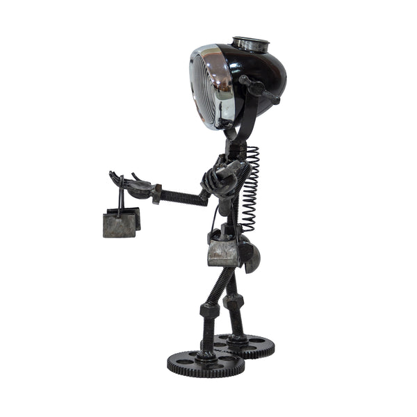 Reclaimed Parts Robot Table Lamp - Gone Shopping