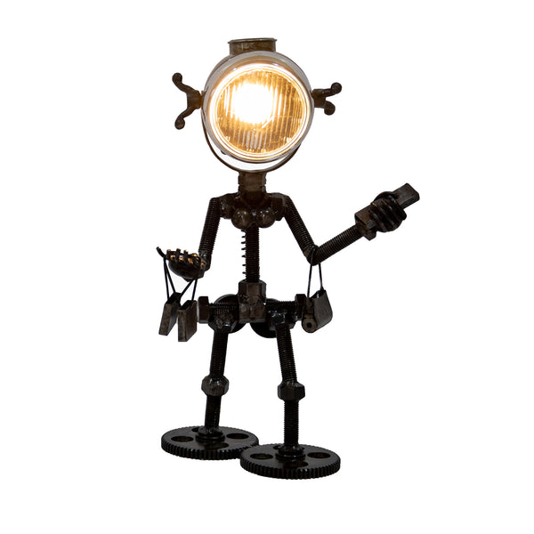 Reclaimed Parts Robot Table Lamp - Gone Shopping