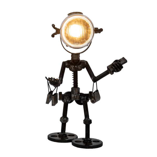 Reclaimed Parts Robot Table Lamp - Gone Shopping