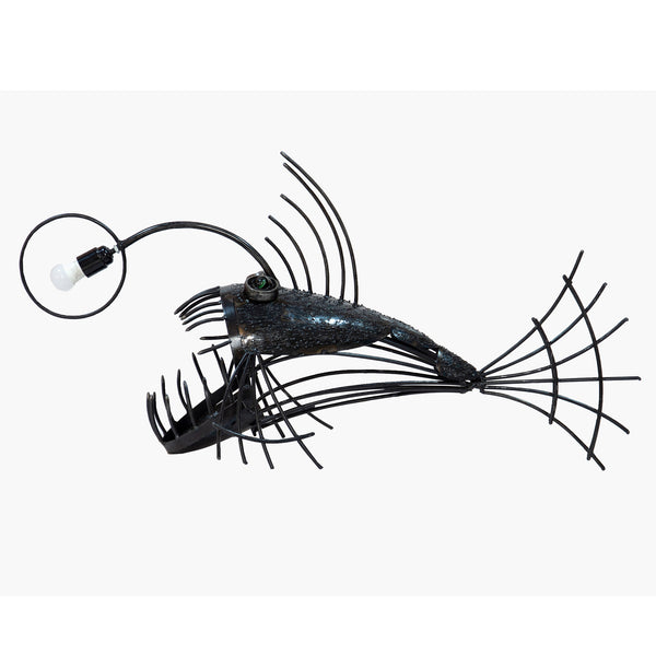 Reclaimed Parts Anglerfish Table Lamp - Comes To Light