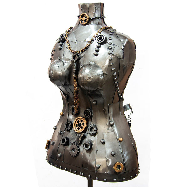 Steam Punk Dummy Bust Stand