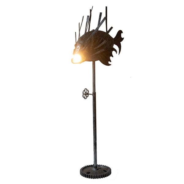 Steampunk Fish Adjustable Floor Lamp