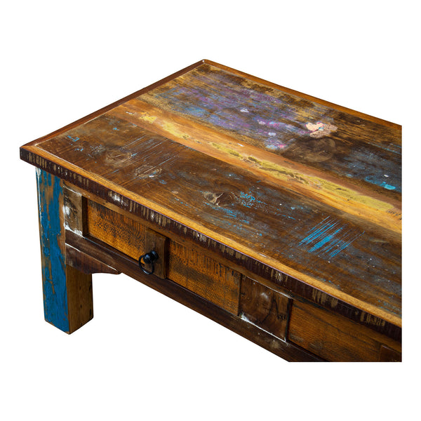Marine Recycled 4 Drawer Coffee Table