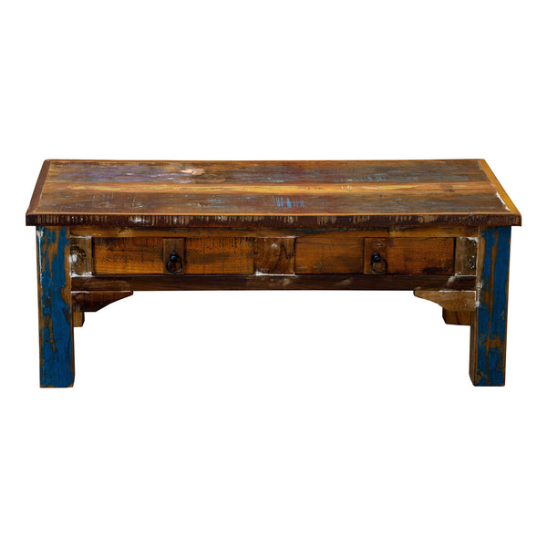 Marine Recycled 4 Drawer Coffee Table