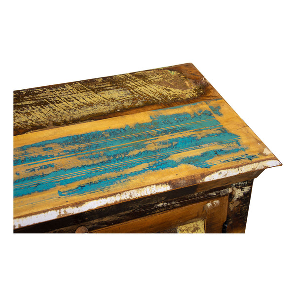 Marine Recycled 2 Louvered Door Sideboard