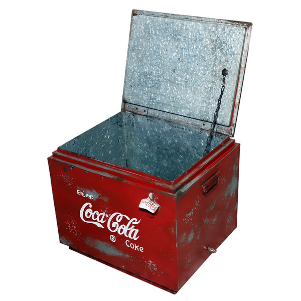 Replica Large Coca-Cola Chest with Bottle Opener