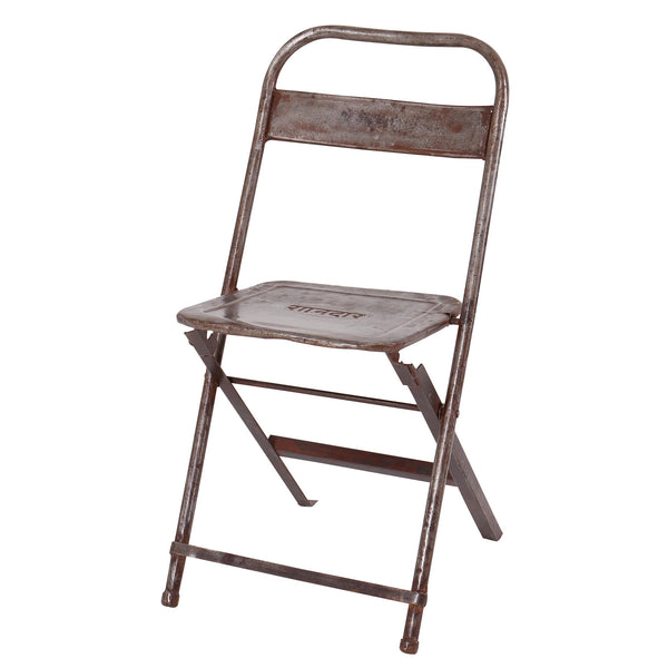 Coloured Iron Folding Chair