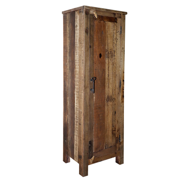 Upcycled Wooden Cabinet with Key Handle
