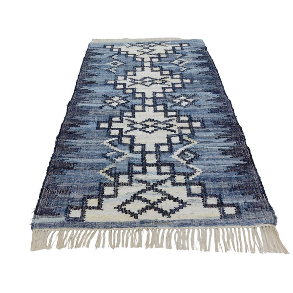 Recycled Denim Rug - W120 x H180cm