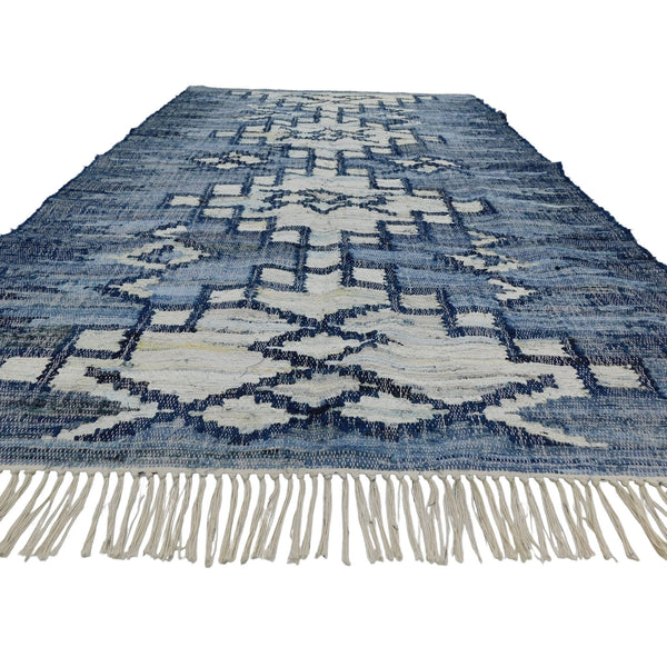 Recycled Denim Rug - W160cm x H230cm
