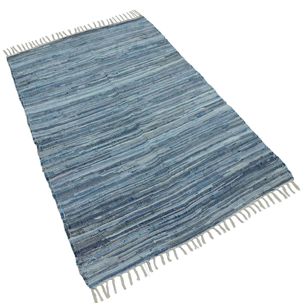 Recycled Denim Rug - W120 x H180cm