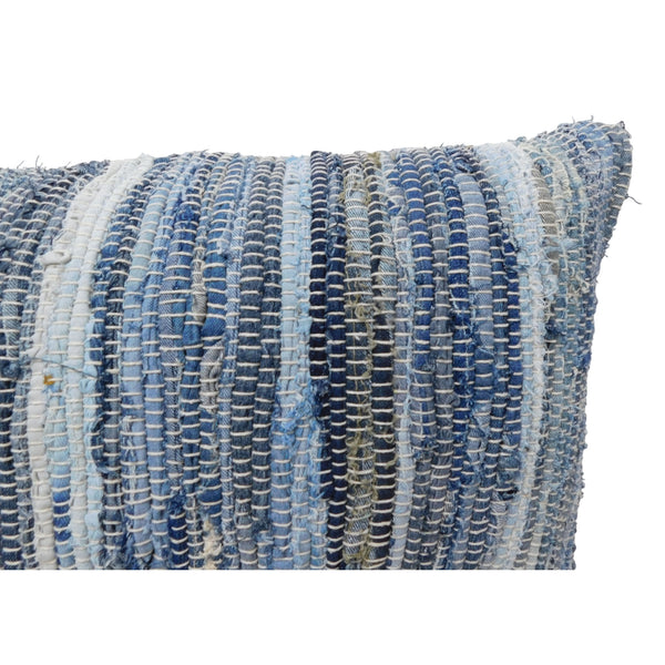 Recycled Denim Cushion - H40 x W60cm