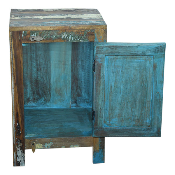 Marine Recycled 1 Door Bedside Cabinet