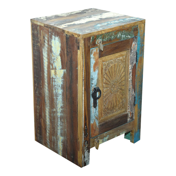 Marine Recycled 1 Door Bedside Cabinet