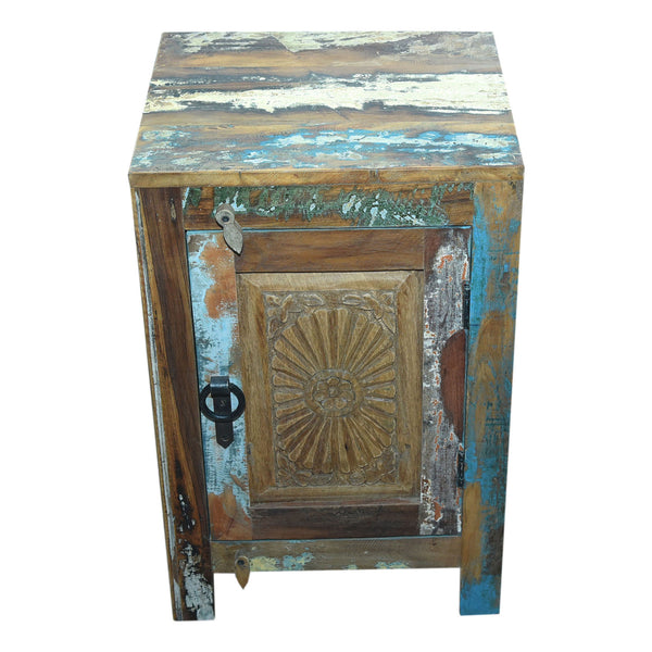 Marine Recycled 1 Door Bedside Cabinet