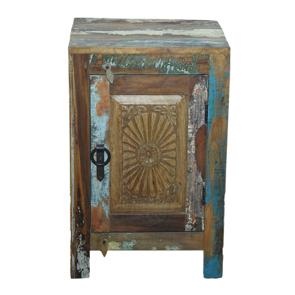 Marine Recycled 1 Door Bedside Cabinet